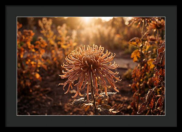 Spider Chrysanthemum Blooming Brightly