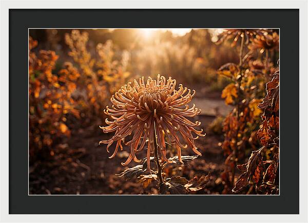 Spider Chrysanthemum Blooming Brightly