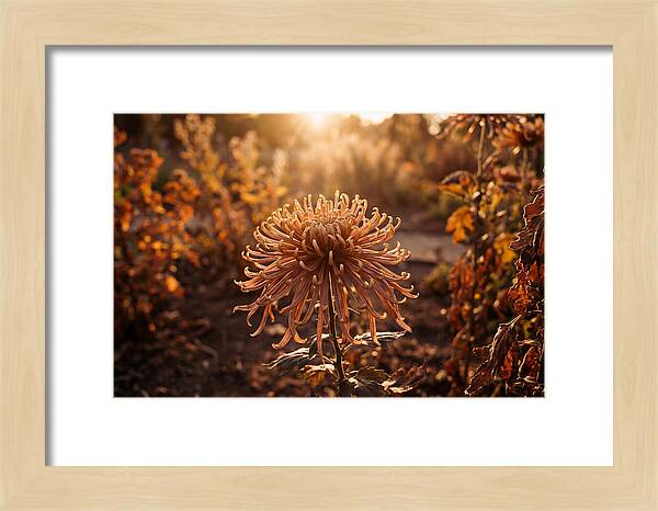 Spider Chrysanthemum Blooming Brightly