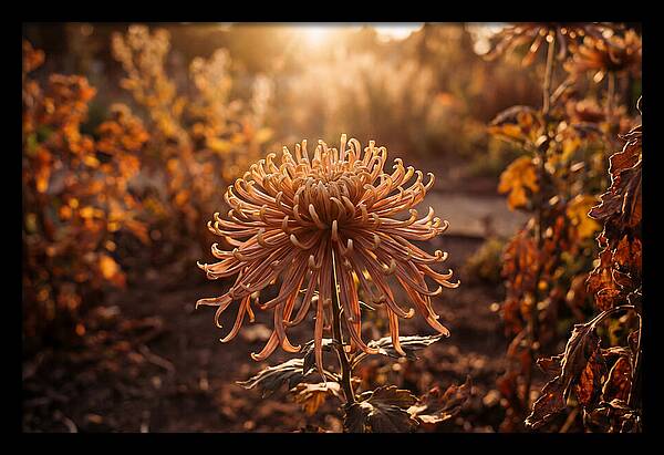 Spider Chrysanthemum Blooming Brightly