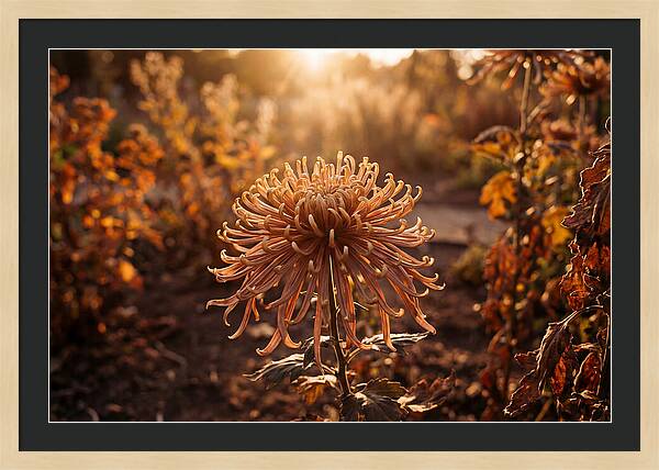 Spider Chrysanthemum Blooming Brightly