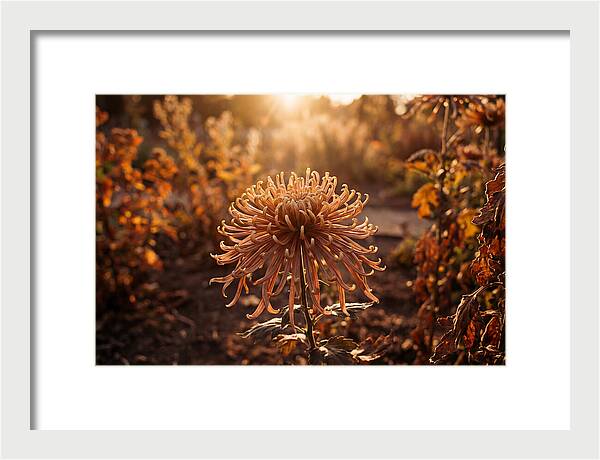 Spider Chrysanthemum Blooming Brightly