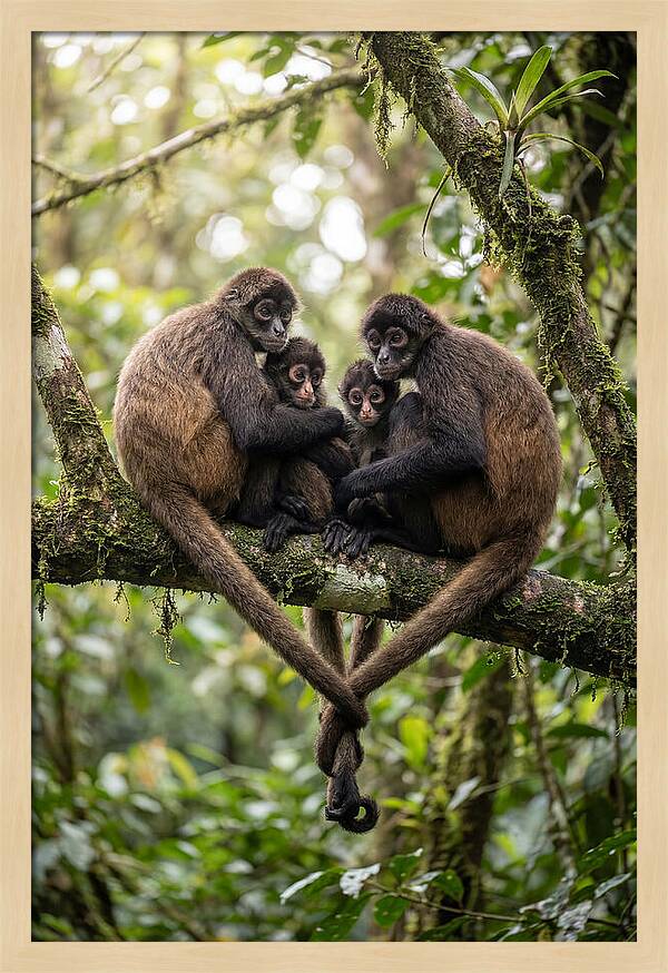 Spider Monkey Family