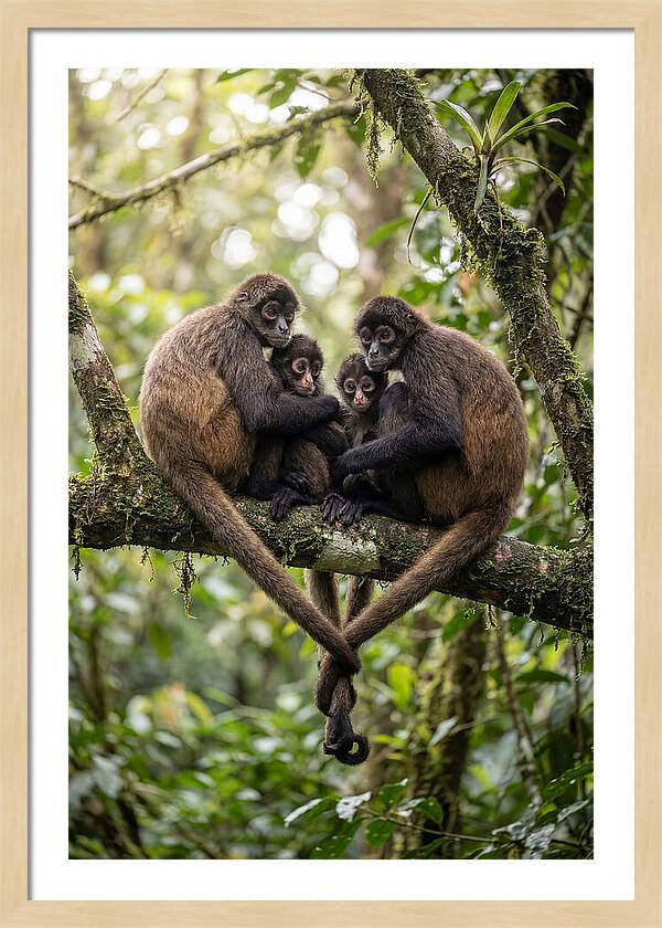 Spider Monkey Family