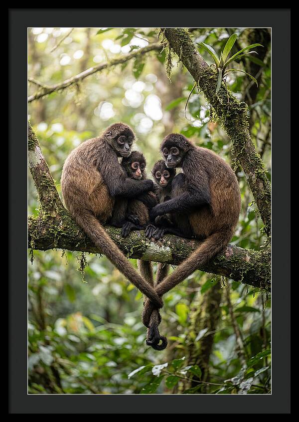 Spider Monkey Family