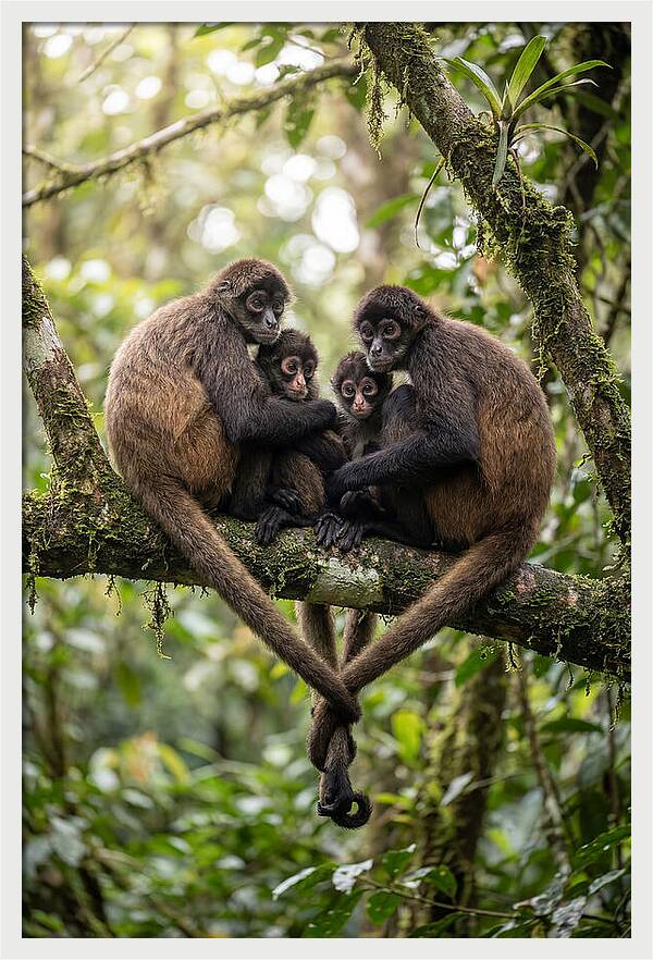 Spider Monkey Family