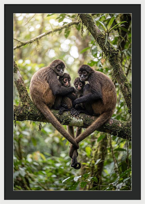 Spider Monkey Family