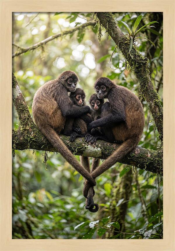 Spider Monkey Family