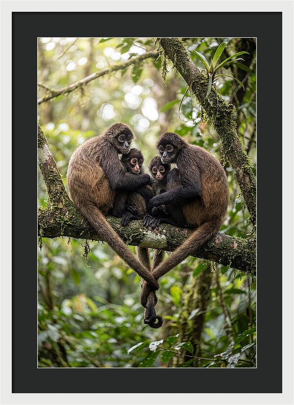 Spider Monkey Family