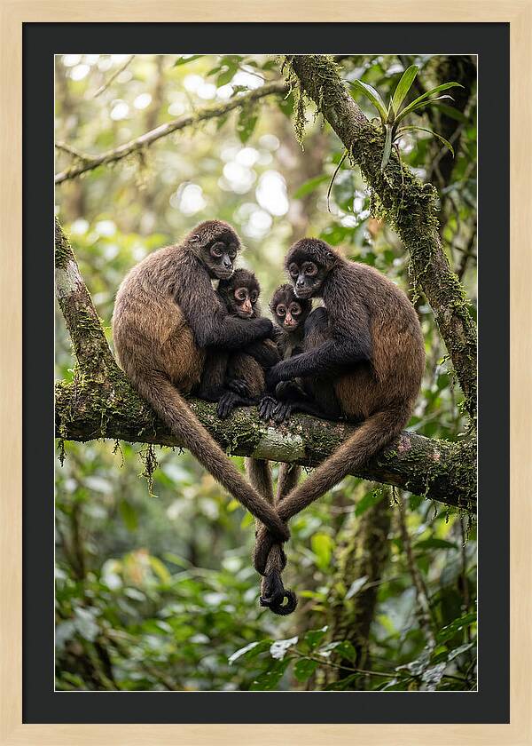 Spider Monkey Family