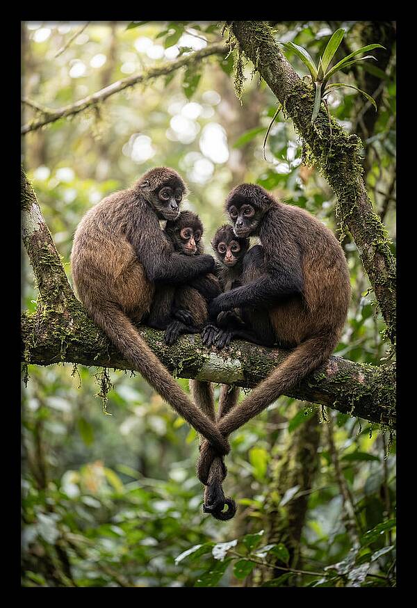 Spider Monkey Family
