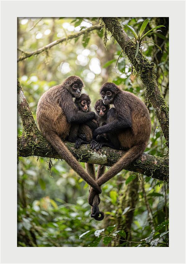 Spider Monkey Family