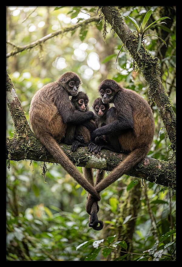 Spider Monkey Family