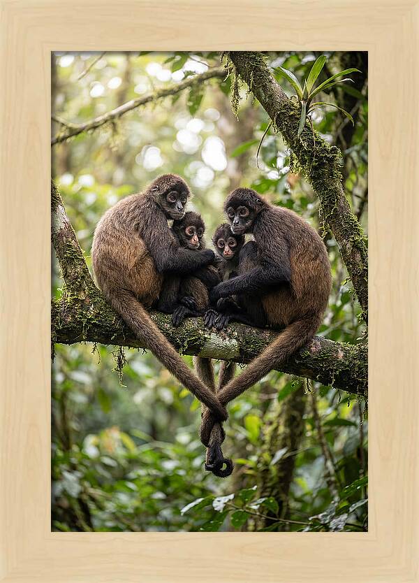 Spider Monkey Family