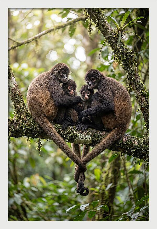 Spider Monkey Family