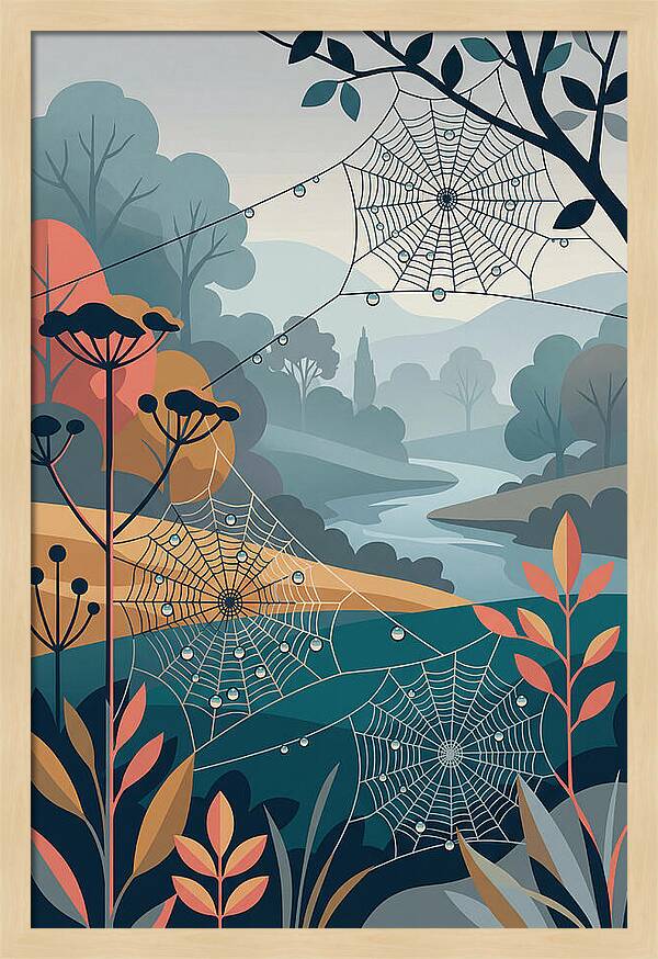Spider Webs In Nature