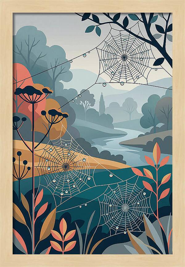 Spider Webs In Nature