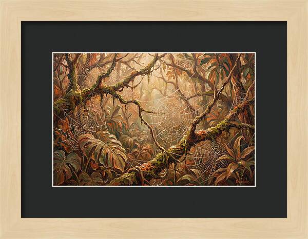 Spider Webs In The Jungle