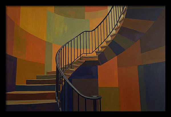 Spiral Journey Through Color