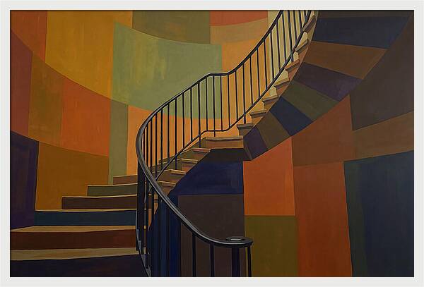 Spiral Journey Through Color