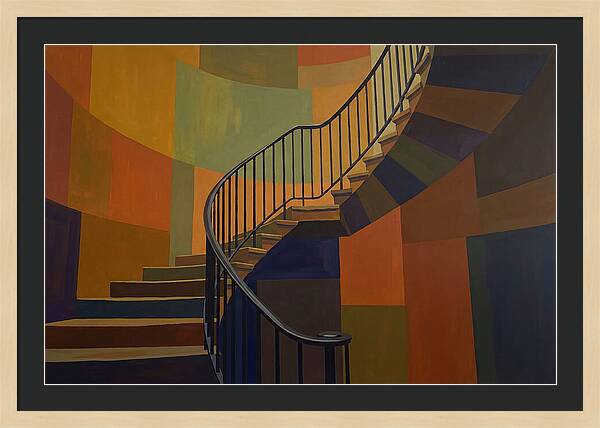 Spiral Journey Through Color