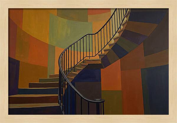 Spiral Journey Through Color