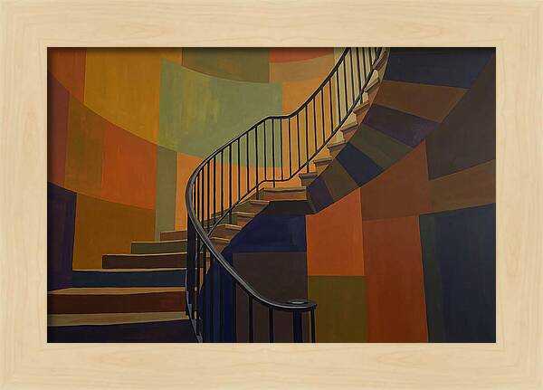 Spiral Journey Through Color