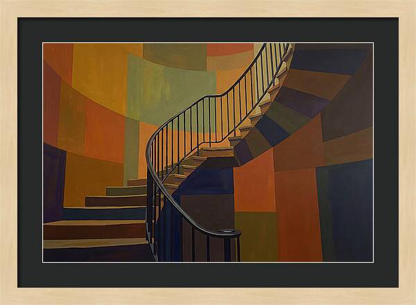 Spiral Journey Through Color