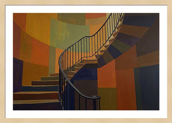 Spiral Journey Through Color