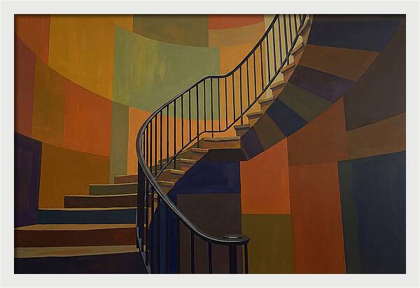 Spiral Journey Through Color