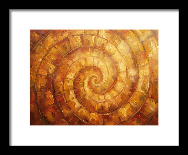 Spiral Pattern In Warm Tones