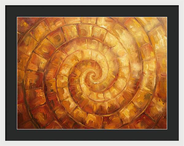 Spiral Pattern In Warm Tones