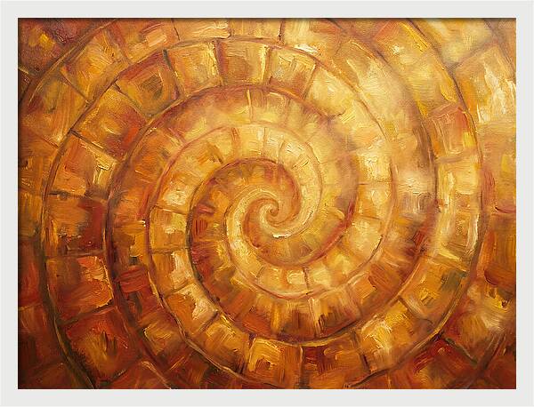 Spiral Pattern In Warm Tones