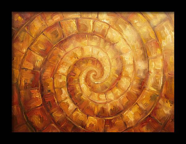 Spiral Pattern In Warm Tones