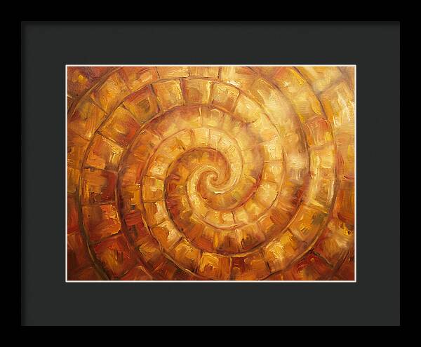 Spiral Pattern In Warm Tones