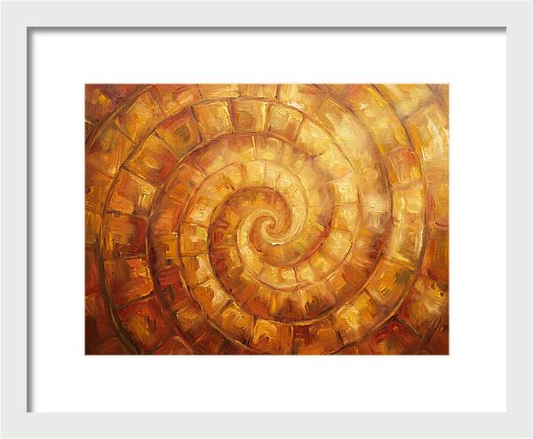 Spiral Pattern In Warm Tones