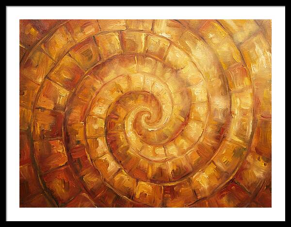 Spiral Pattern In Warm Tones