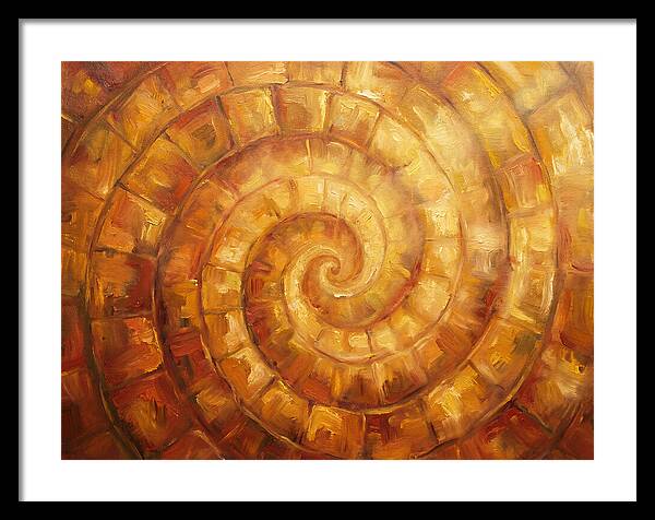 Spiral Pattern In Warm Tones