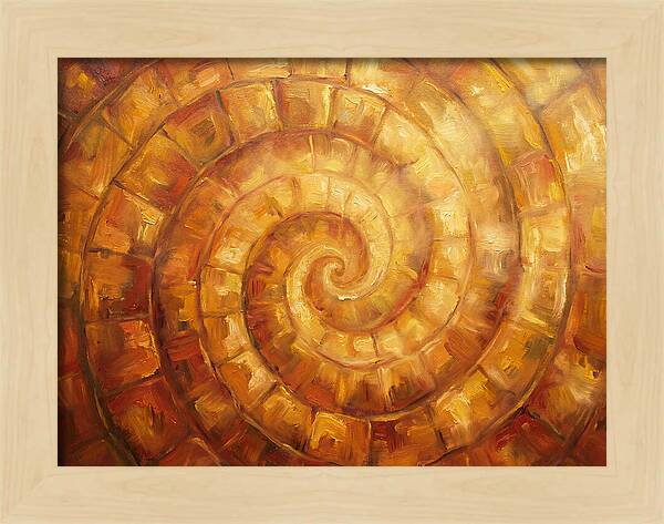 Spiral Pattern In Warm Tones