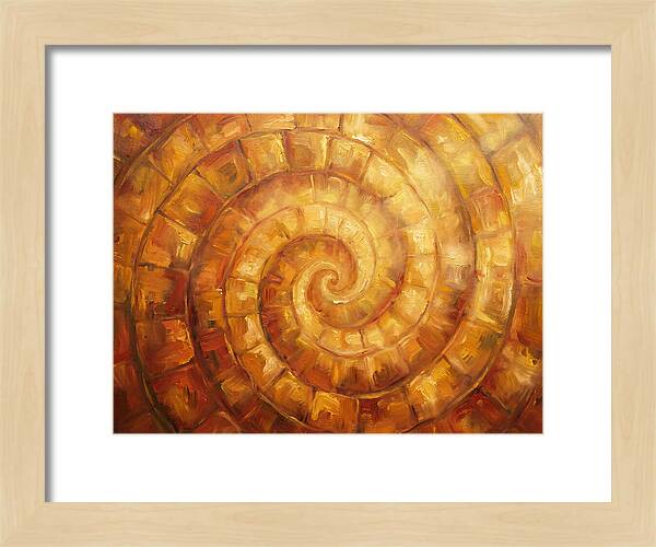 Spiral Pattern In Warm Tones