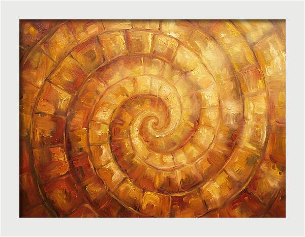 Spiral Pattern In Warm Tones