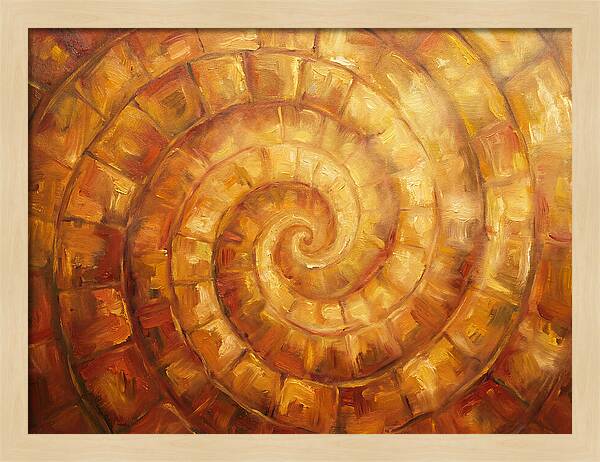Spiral Pattern In Warm Tones