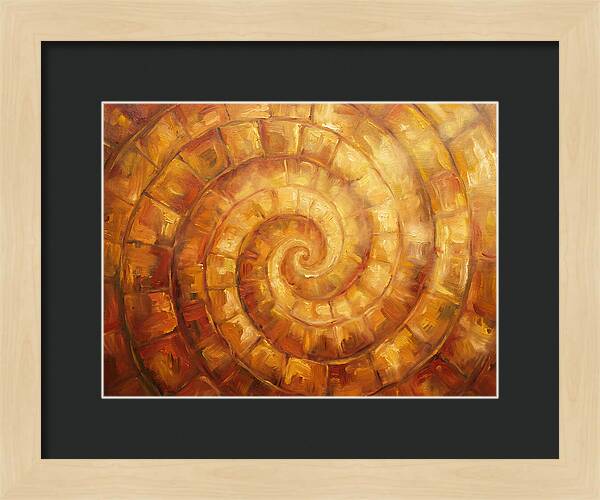 Spiral Pattern In Warm Tones