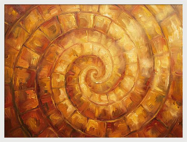 Spiral Pattern In Warm Tones
