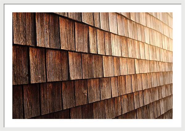 Split Cedar Shingle Wall