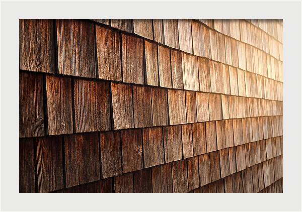Split Cedar Shingle Wall