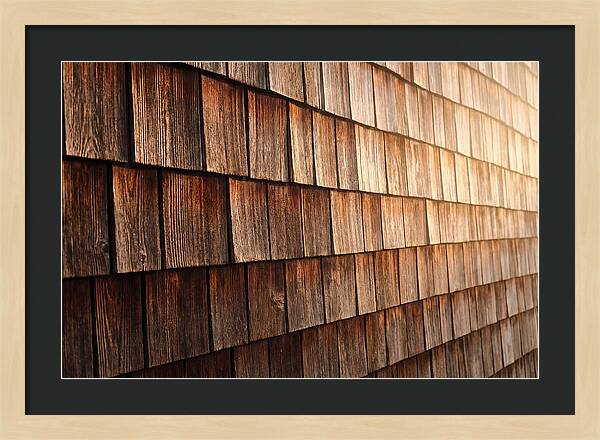 Split Cedar Shingle Wall