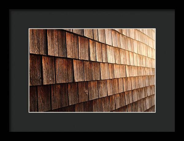 Split Cedar Shingle Wall