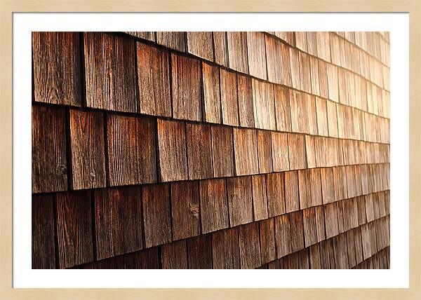 Split Cedar Shingle Wall
