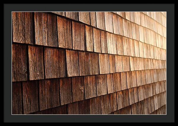 Split Cedar Shingle Wall